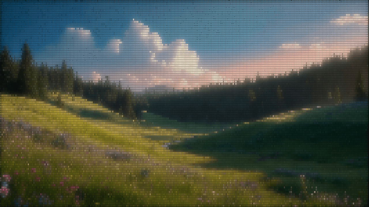Mountain landscape backdrop